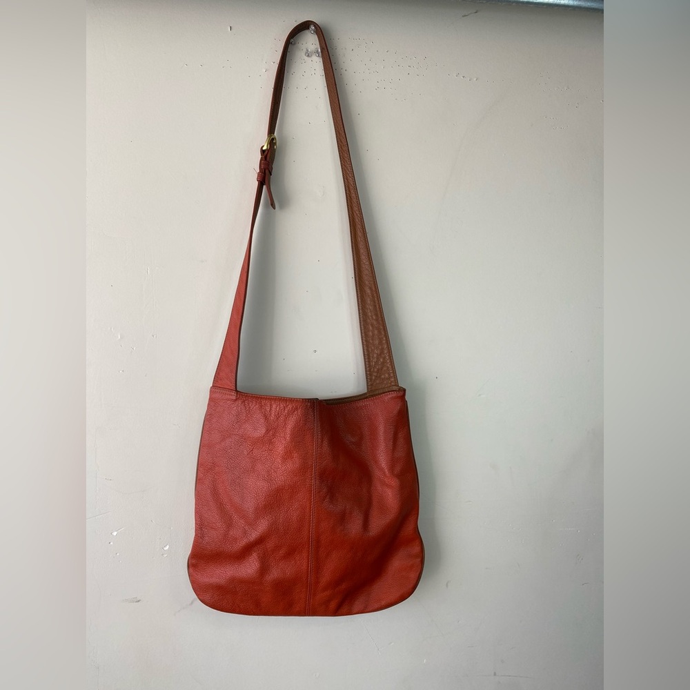 JP Ourse & Cie Park Avenue Leather Crossbody Cinnamon - Picture 5 of 12